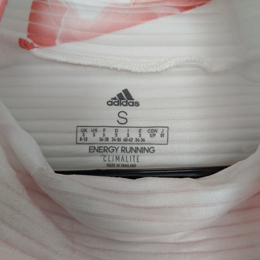 NWT Adidas TKO Cover-Up Top Non Dyed/Clear Orange - Picture 3 of 6